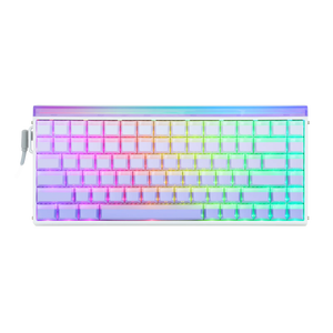AULA Hero84 HE US Diseño QWERTY Caja de luz RGB con cable Teclado mecánico retroiluminado 78 teclas 8KHz Interruptor magnético de efecto Hall de sondeo