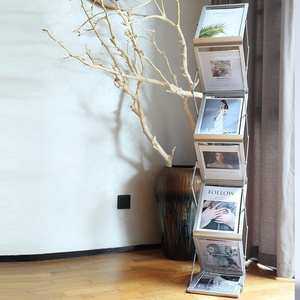 Tài liệu 4 túi, Danh mục Tạp Chí, Giá trưng bày tài liệu, Giá đỡ gấp pop-up sàn - Product Image 4