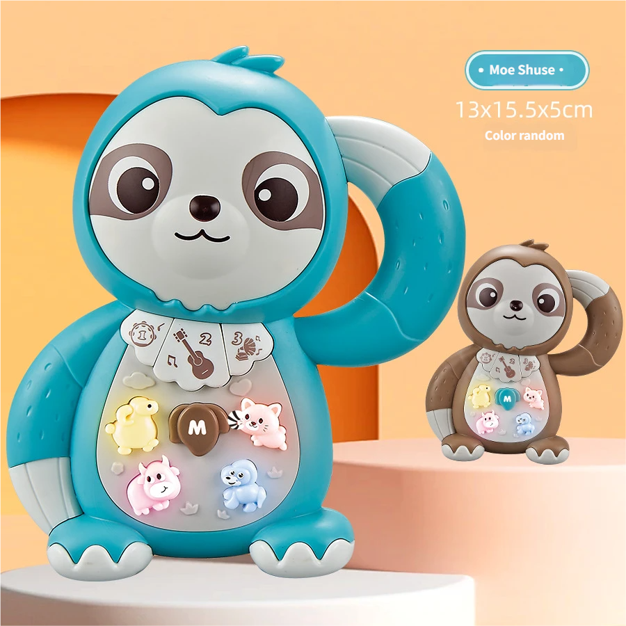 Cartoon sloth electronic keyboard-two colors random