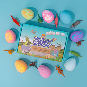Tất cả tự nhiên khủng long trứng hình hương liệu lãng mạn bathbomb thư giãn khủng long tắm bom với bất ngờ bên trong - Product Image 3