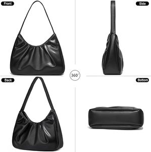 女性のためのホット販売小さなショルダーバッグレトロクラシックホーボーバッグショルダー財布ハンドバッグトレンディな脇の下の財布