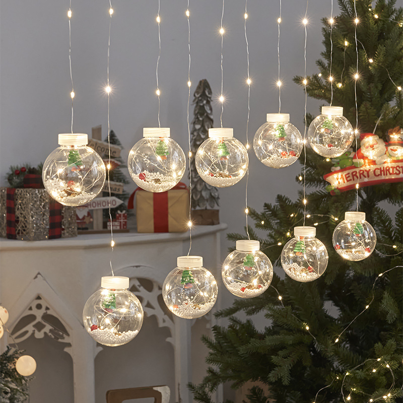 Warm white christmas tree