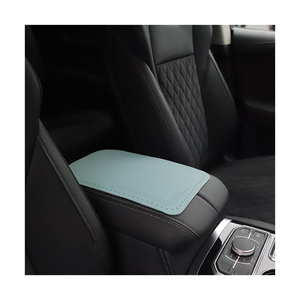 Xiangta PU Leather Car Armrest Box Booster Cushion Universal Center Console Car Armrest Support for Added Support - Product Image 5