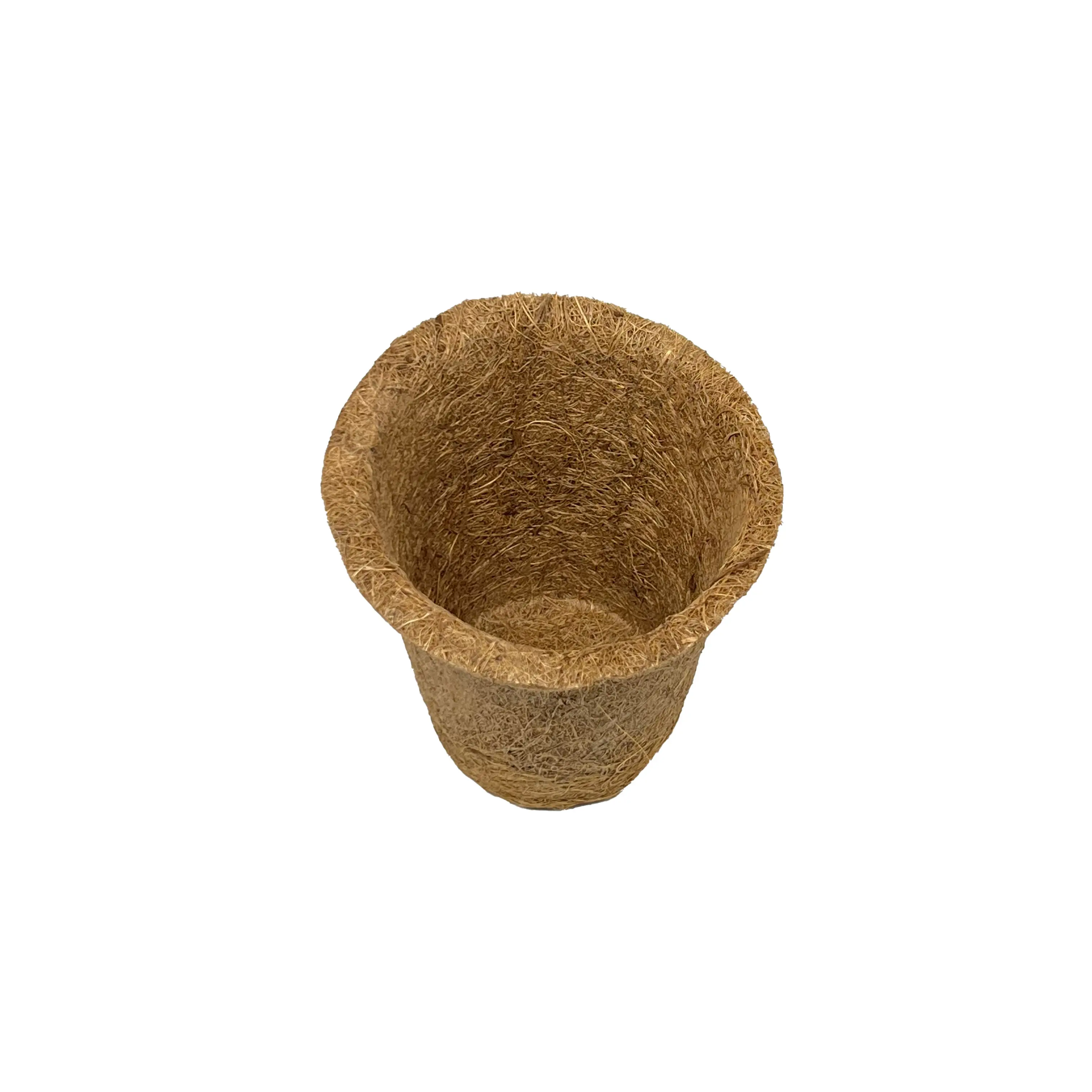 Bandeja de fermentação natural Pioneer Dia 6 cm para jardim, vaso de fibra de coco e coco, vaso de flores biodegradável