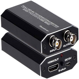Hochwertiger Aluminium-Legierung HDMI TVI/CVI/AHD/CVBS/BNC Konverter Adapter Empfänger für HDTV-Monitor DVRs Andere Geräte <span class=keywords><strong>Audio</strong></span> Video - Product Image 1
