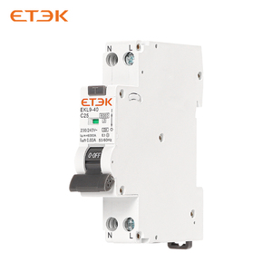 Aタイプ高品質タイプA25アンペアRCBO EKL9-40 6KA 1P N 30mA曲線C残留電流作動回路ブレーカーEKL9-40 - Product Image 1