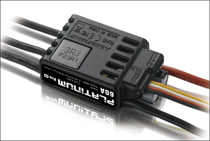 Hobbywing Platinum Pro 60A V4 ESC Electronic Speed Controller 3S-6S for <strong>450</strong>-480 Class <strong>Heli</strong> Propeller: 325-360mm <strong>RC</strong> Helicopter - Product Image 5