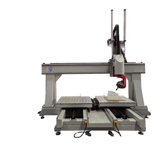 高精度5轴数控刳刨机5轴数控木工机械双铝台模具制造工作台 - Product Image 4
