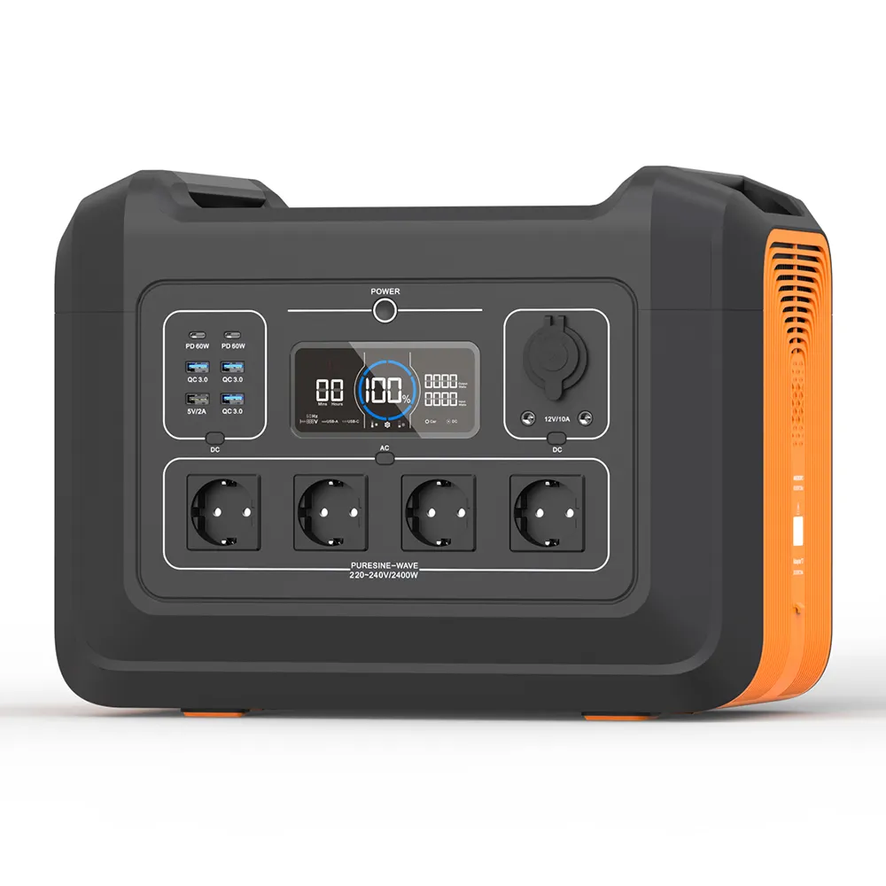 Fornitura di emergenza Tragbare Kraftwerk Outdoor Camping LiFePO4 batteria stazione di ricarica portatile potenza di picco 5Kw generatore di energia solare