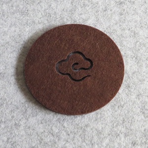 Wholesale Modern Design <strong>Round</strong> Bamboo <strong>Coasters</strong> Insulated PP Felt with Custom Logo Non-Woven Tea <strong>Table</strong> Pads Kitchen Mat - Product Image 6