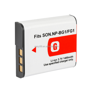 Sony W100 WX1 için NP-BG1 NP-FG1 1400mah pil DSC-H50 DSC-H55 DSC-H3 DSC-H7 DSC-H9 DH10 DH20 NP BG1 FG1 kamera piller - Product Image 1