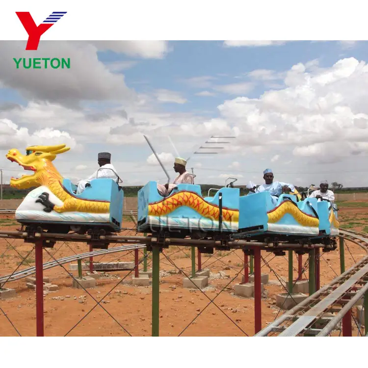 China Supplier Amusement Park Funfair Thrill Rides New Crazy Cheapest Slide Dragon Rides Roller Coaster