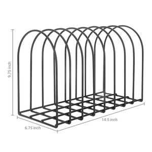 Masaüstü kitap standı basit ofis masası Bookend dergisi depolama raf Metal tel dosya Docment tutucu organizatör - Product Image 2