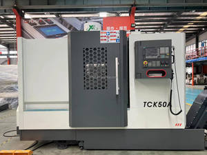 TCK50数控斜床车铣复合数控车床带自动刀具大斜床刀塔机 - Product Image 5