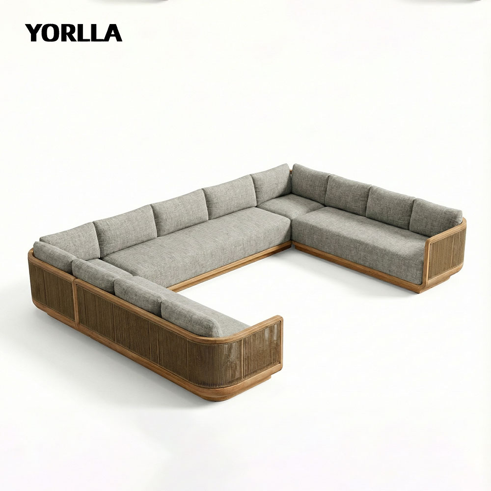 Canapé sectionnel en forme de U