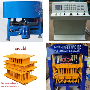Multi-Hollow blocco che fa la macchina QT4-15S automatica per la fabbricazione di mattoni con Pallet elevatore e blocco Stacker per il costo della manodopera - Product Image 4