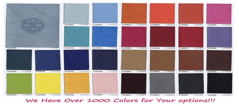 plus de 100 couleurs en option