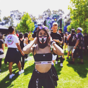 Chất Lượng Tốt Nhất Đầy Màu Sắc Giáng Sinh Trang Trí Nhà Cung Cấp Led Âm Thanh Hoạt Động Mặt Nạ Trung Quốc Đảng Mặt Nạ FG-MA El Chiếu Sáng Mặt Nạ Halloween PVC - Product Image 2