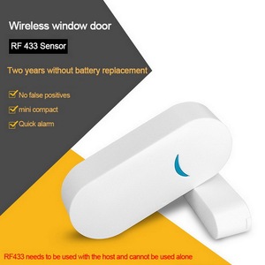 Sensore per finestra aperta senza fili con punzone di allarme automatico contatto magnetico automatico RF 433mhz sensore per porta intelligente