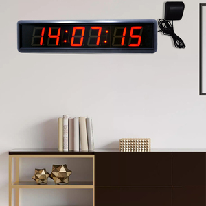 2.3インチ6桁LED GPSウォールクロック屋内リモコンタイマーストップウォッチ付きデジタルDAP製品 - Product Image 5