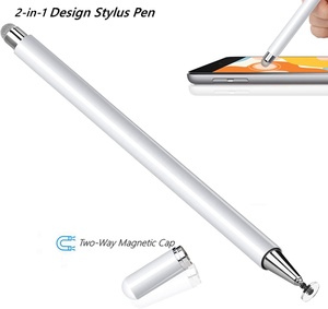 Disc/Fiber <strong>Tip</strong> 2-in-1 Universal Stylus Touch Pen for iPad iPhone Android Tablet Chromebook &amp;other Capacitive Touchscreen Devices - Product Image 2