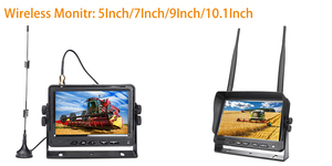 2.4G Wireless 7inch AHD 1080P Monitor High Resolution Bus <strong>Display</strong> Monitor 4CH Quad Images Digital Monitor - Product Image 6