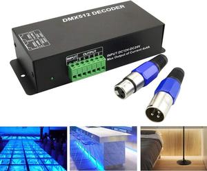 4 каналов Dmx 512 декодер дисплей диммер драйвер Rgbw Led контроллер декодер - Product Image 2