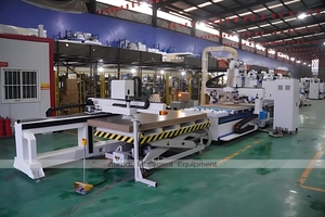 High Efficient AR1325 1530 2130 ATC <strong>Router</strong> <strong>CNC</strong> with <strong>Loading</strong> and Unloading Platform <strong>Nesting</strong> <strong>CNC</strong> <strong>Machine</strong> with Automatic Labeling