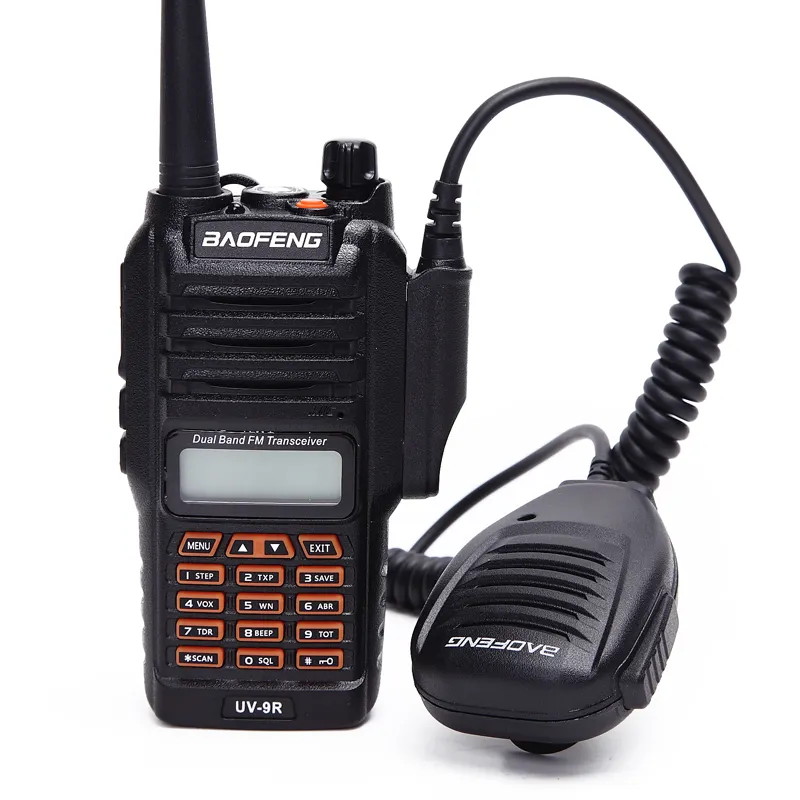 De Baofeng barato 2 Pin walkie talkie Original útil de PTT altavoz micrófono hombro micrófono para $TERM impacto Baofeng UV-9R BF-A58 BF-9700