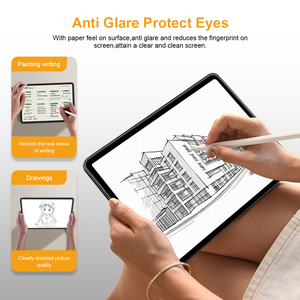Kağıt gibi mat yazılabilir temperli cam ekran koruyucu Apple iPad hava 11 13 A16 (2025) iPad 9. 10. 11. Nesil - Product Image 5