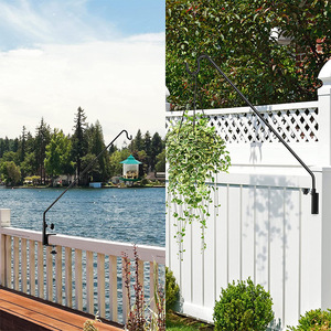 Nhiệm vụ nặng nề có thể điều chỉnh boong và đường sắt ngoài trời chim ăn cực boong Shepherd móc với treo tính năng cho sân sau birding - Product Image 6