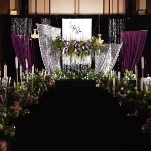 背景装飾用普通の高密度スパンコール9mm結婚式用パフォーマンススパンコール生地 - Product Image 6