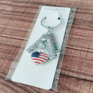 Amerikan abd seyahat hediyelik eşya imparatorluk devlet bina anahtarlık özgürlük heykeli anahtarlık New York seviyorum