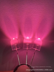 High - Performance 5mm Circular <strong>Pink</strong> <strong>LED</strong> Beads for Decoration Stable Light Output - Product Image 3
