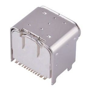 USB Type-C 16针连接器加高USB C母头
