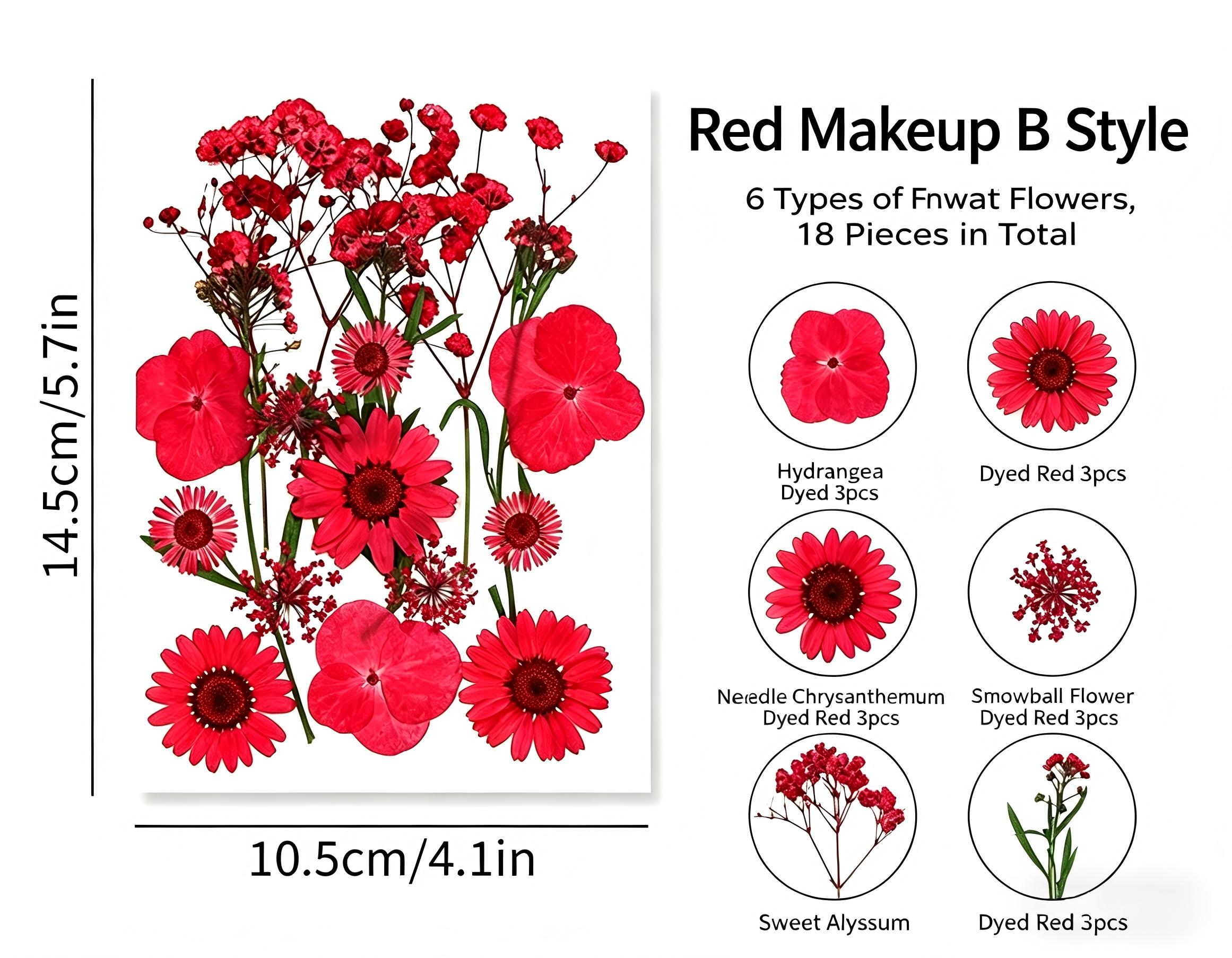 18 ชิ้น/ถุง, สีแดง b