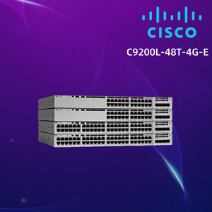 Nuovo Switch di Rete <span class=keywords><strong>Cisco</strong></span> Catalyst C9200L-48T-4G-E con 48 Porte Gigabit Ethernet - Product Image 1