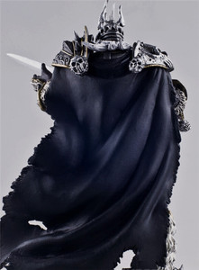 Tùy Chỉnh Phong Cách Mới Nhựa Hoạt Hình Thế Giới Của <span class=keywords><strong>Warcraft</strong></span> 7 Inch Thẻ Lich Vua Arthas Điêu Khắc Cho Hiển Thị - Product Image 4