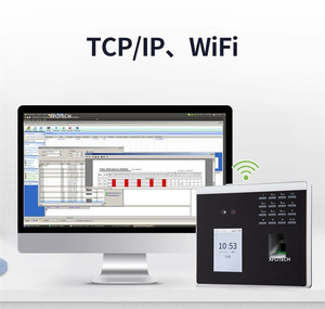ZKT XFace100Wifiハイブリッド生体認証可視光顔認識時間出席ターミナルマシン