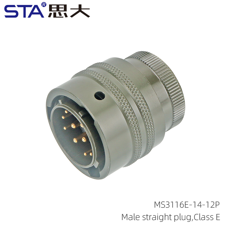 Conector macho recto MS3116E
