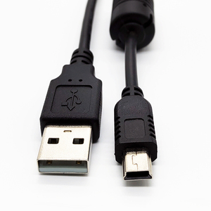 迷你B 5针至USB 15/25英尺，用于充电适配器，带铁氧体芯电缆迷你5针USB电缆5针电缆 - Product Image 6