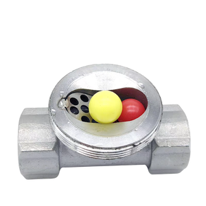 Paslanmaz çelik 304 PN16 Dn50 düz/eksantrik iplik atlama şamandıra topu su akış göstergesi gözetleme camı hız gözlemlemek için - Product Image 3