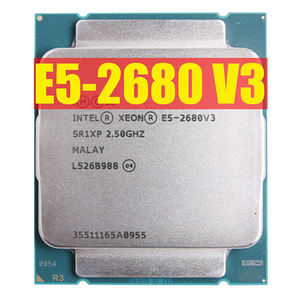 ซีพียูเดสก์ท็อปสำหรับ Intel Xeon E5 2680 V3ประมวลผล Sr1xp 2.5GHz 12 Core 30MB ซ็อกเก็ต LGA 2011-3 CPU E5 2680v3 E5-2680v3 - Product Image 4