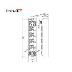 IO Link EtherCAT Communication <strong>Protocol</strong> Module IP67 Narrow I/O <strong>Sensor</strong> 006BA1 Industrial Ethernet - Product Image 4