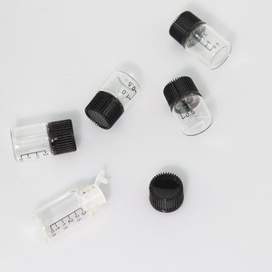 1 ml 2ml 3ml 5ml小型香水ガラスサンプルボトル1/4ドラム5/8ドラム1 ml 2mlクリアブルー琥珀色ガラスバイアル - Product Image 1