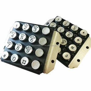 IP65 Impermeable 4x4 Matrix Keypad 16 teclas Numérico Aleación de zinc Metal Alta durabilidad para varias aplicaciones - Product Image 1