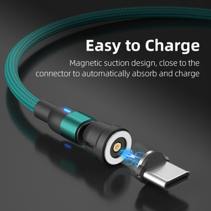 3 <strong>in</strong> <strong>1</strong> USB Magnetic Charging Cable Type-C Micro-USB 540 Degree Rotate 1Meter <strong>2</strong> Meter <strong>2</strong>.4A Phones Charging Cable - Product Image 3