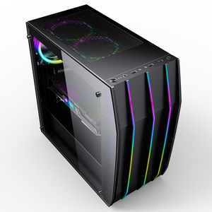 Shenguang 9 Mid-tower Desktop Host Chassis White Black MATX DIY <strong>Computer</strong> Game ATX Form Factor Office Business Host Shell Stocked - Product Image 4