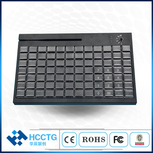 Waterproof USB 84Keys Mag-stripe Reader POS Programmable <strong>Keyboard</strong> KB84