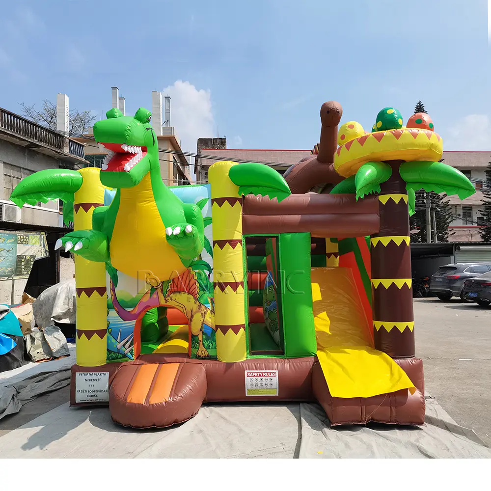 Tobogán inflable con soplador para niños, casa hinchable comercial, Castillo de salto, combo para fiesta de alquiler, barato